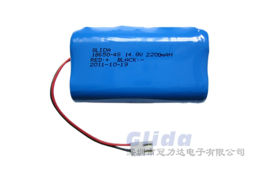 4串锂电池组18650 14.8V 2200mAh